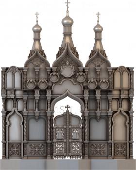 Iconostasis (IKN_0121) 3D model for CNC machine