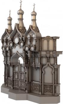 Iconostasis (IKN_0121) 3D model for CNC machine