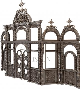 Iconostasis (IKN_0122) 3D model for CNC machine