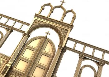 Iconostasis (IKN_0123) 3D model for CNC machine