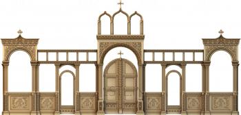 Iconostasis (IKN_0123) 3D model for CNC machine