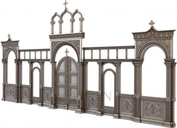 Iconostasis (IKN_0123) 3D model for CNC machine