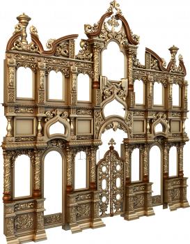 Iconostasis (IKN_0124) 3D model for CNC machine