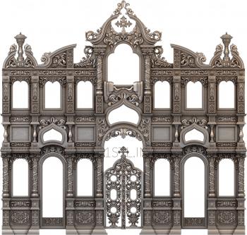 Iconostasis (IKN_0124) 3D model for CNC machine