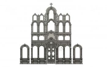 Iconostasis (IKN_0125) 3D model for CNC machine