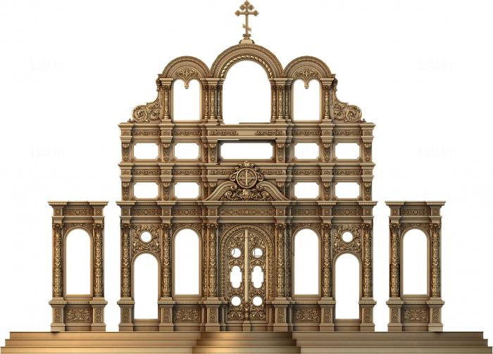 Iconostasis (IKN_0126) 3D model for CNC machine