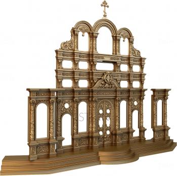 Iconostasis (IKN_0126) 3D model for CNC machine