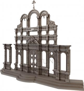 Iconostasis (IKN_0126) 3D model for CNC machine