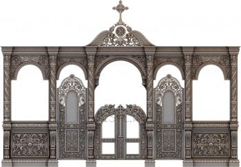 Iconostasis (IKN_0127) 3D model for CNC machine