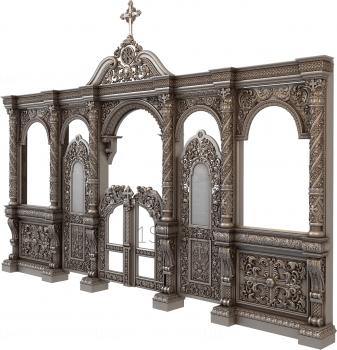 Iconostasis (IKN_0127) 3D model for CNC machine