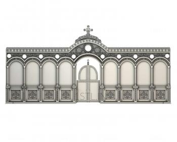 Iconostasis (IKN_0128) 3D model for CNC machine