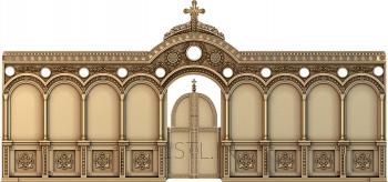 Iconostasis (IKN_0128) 3D model for CNC machine