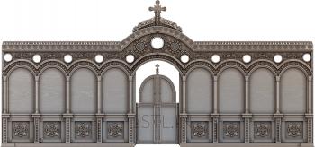 Iconostasis (IKN_0128) 3D model for CNC machine