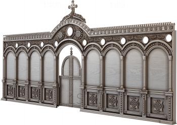 Iconostasis (IKN_0128) 3D model for CNC machine