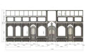 Iconostasis (IKN_0129) 3D model for CNC machine