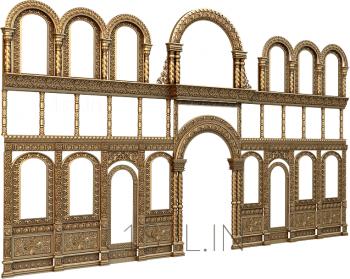 Iconostasis (IKN_0135) 3D model for CNC machine