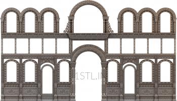 Iconostasis (IKN_0135) 3D model for CNC machine