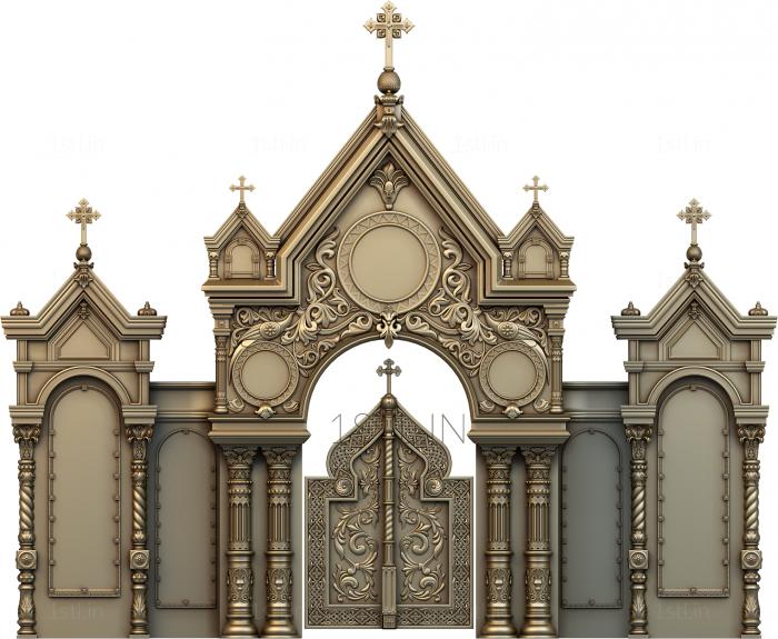 Iconostasis (IKN_0136) 3D model for CNC machine