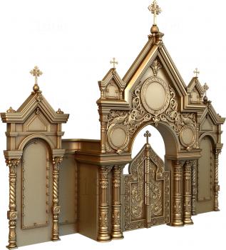 Iconostasis (IKN_0136) 3D model for CNC machine