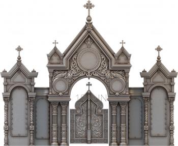 Iconostasis (IKN_0136) 3D model for CNC machine