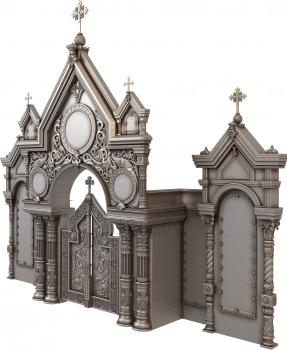 Iconostasis (IKN_0136) 3D model for CNC machine