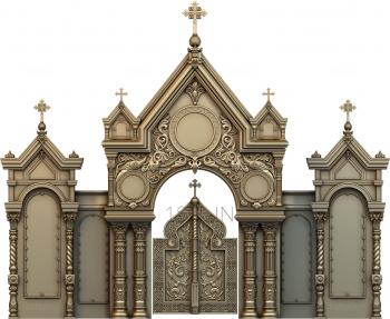 Iconostasis (IKN_0136) 3D model for CNC machine