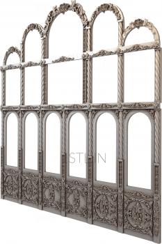 Iconostasis (IKN_0138) 3D model for CNC machine