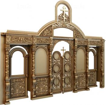 Iconostasis (IKN_0139) 3D model for CNC machine