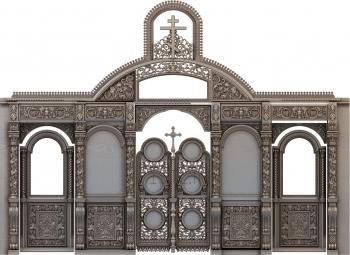 Iconostasis (IKN_0139) 3D model for CNC machine