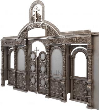 Iconostasis (IKN_0139) 3D model for CNC machine