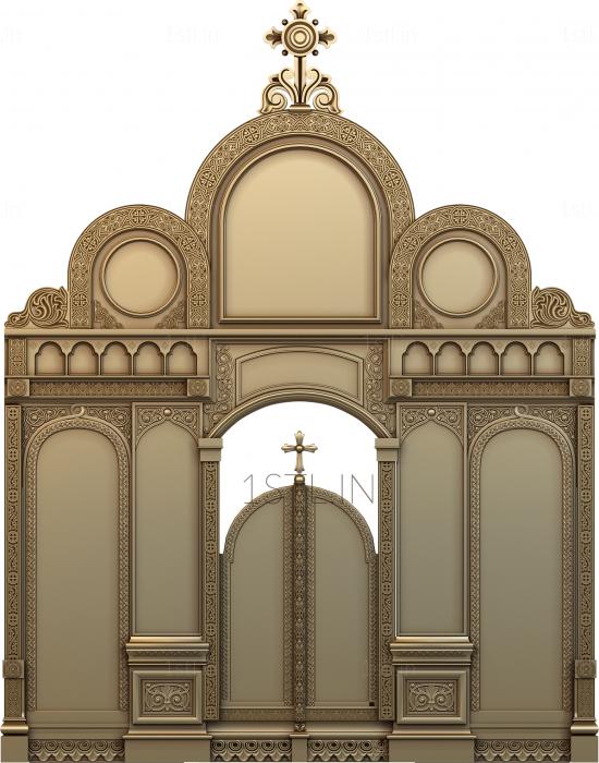 Iconostasis (IKN_0142) 3D model for CNC machine