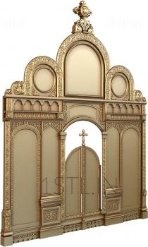 Iconostasis (IKN_0142) 3D model for CNC machine