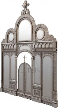 Iconostasis (IKN_0142) 3D model for CNC machine