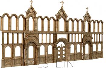 Iconostasis (IKN_0145) 3D model for CNC machine