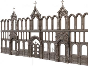 Iconostasis (IKN_0145) 3D model for CNC machine