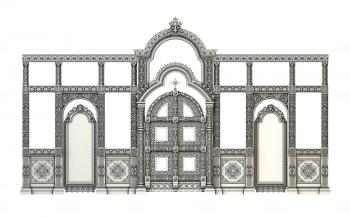 इकोनोस्टेसिस (IKN_0147) सीएनसी मशीन के लिए 3D मॉडल