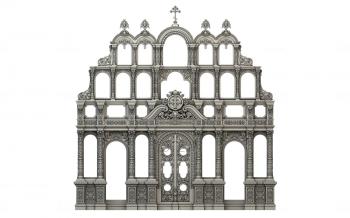 Iconostasis (IKN_0149) 3D model for CNC machine