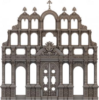 Iconostasis (IKN_0149) 3D model for CNC machine