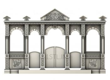 Iconostasis (IKN_0151) 3D model for CNC machine