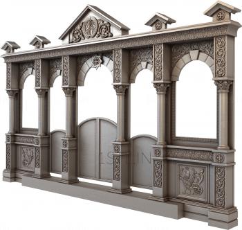 Iconostasis (IKN_0151) 3D model for CNC machine