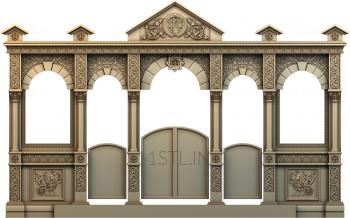 Iconostasis (IKN_0151) 3D model for CNC machine