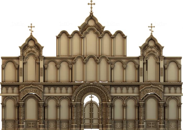 Iconostasis (IKN_0154) 3D model for CNC machine