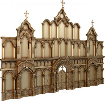 Iconostasis (IKN_0154) 3D model for CNC machine