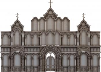 Iconostasis (IKN_0154) 3D model for CNC machine