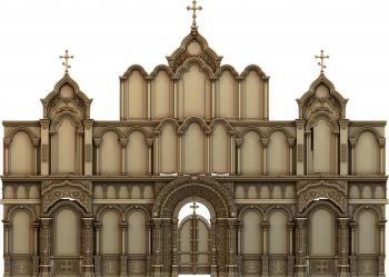 Iconostasis (IKN_0154) 3D model for CNC machine