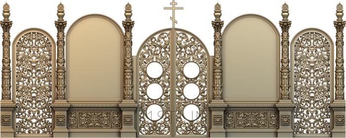 Iconostasis (IKN_0155) 3D model for CNC machine