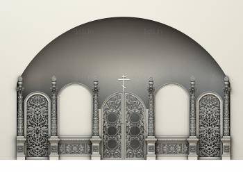 Iconostasis (IKN_0155) 3D model for CNC machine