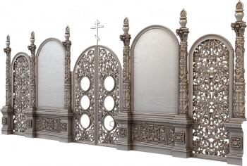 Iconostasis (IKN_0155) 3D model for CNC machine