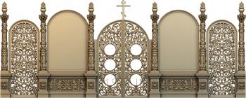 Iconostasis (IKN_0155) 3D model for CNC machine