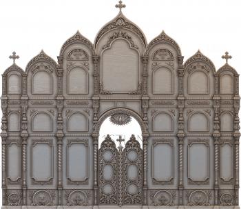 Iconostasis (IKN_0159) 3D model for CNC machine